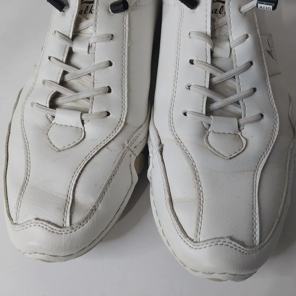 Salkin Handmade White Leather Men's Sneakers Size 40